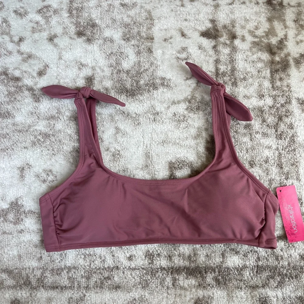 Xhilaration Purple Dusk Bikini Swim Top Sz L NWT - Picture 1 of 7